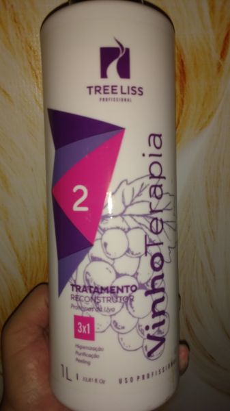 Selagem Vinhoterapia - Tratamento 3x1 - Tree Liss profissional.